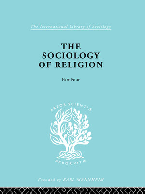 cover image of The Sociology of Religion Part 4